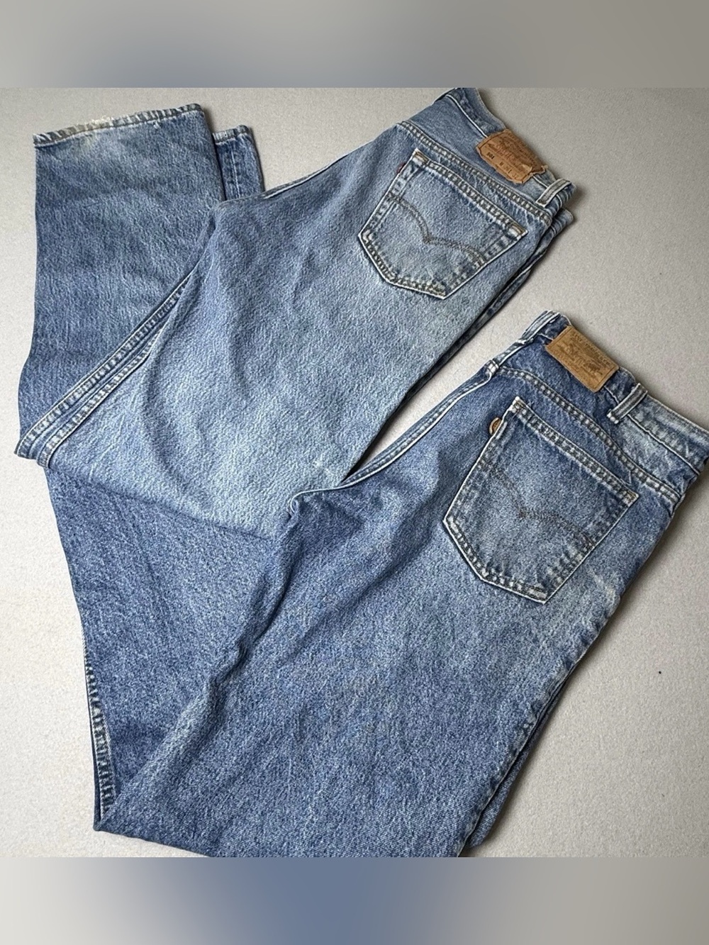 Lot Vintage Levis 540 501 Men's Blue Jeans BROWN TAB Denim 36X32 USA Button Fly